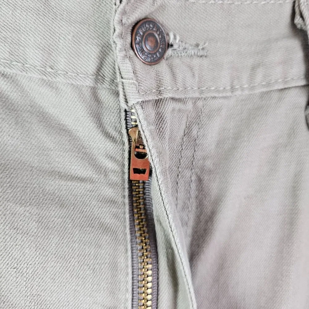 Levi's 505 Men's Regular Fit Straight Leg Workwear‎ Jeans W40 Tan Beige